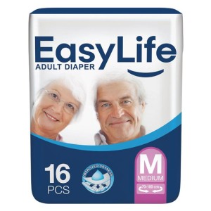 پوشک کامل بزرگسالان ایزی لایف سایز متوسط ۱۶ عددی
