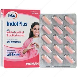 کپسول ایندول پلاس یوروویتال 30 عددی