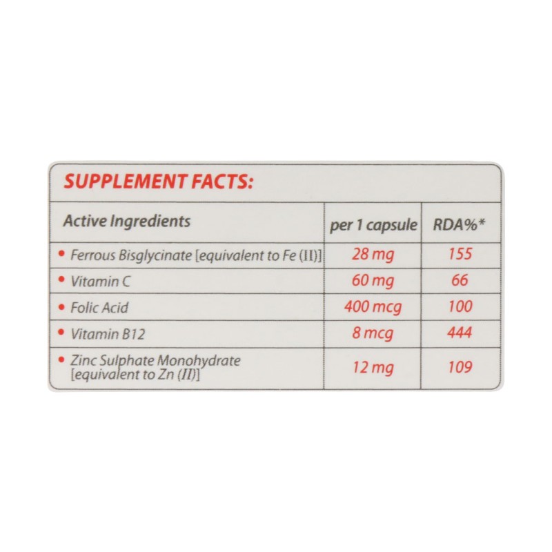 کپسول فروفورت انرژی عبیدی 30 عددی