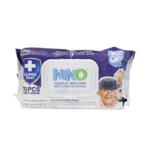 دستمال مرطوب مخصوص بزرگسالان نینو 70 عدد