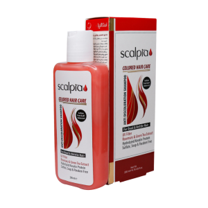 شامپو مخصوص موهای رنگ شده بانوان اسکالپیا 200 میلی لیتر