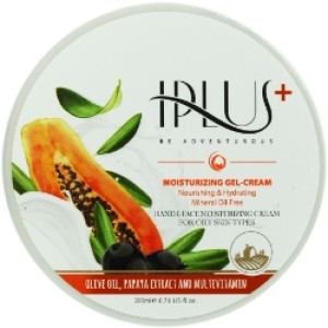 کرم ژل آی پلاس مرطوب کننده روغن زیتون و عصاره پاپایا قوطی 200میل