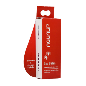 بالم لب آکوالیپ حاوی توت فرنگی و آلوئورا 10 میلی