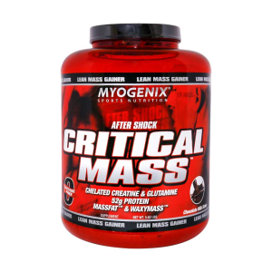 پودر گینر افتر شاک کریتیکال مس مایوجنیکس آمریکا طعم  شکلاتی 2550 گرمی