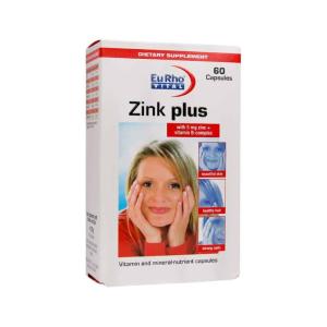 کپسول زینک پلاس 5 میلی گرم  یوروویتال  60 عددی
