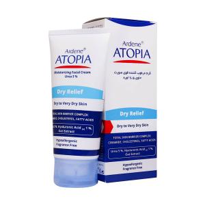 کرم مرطوب کننده صورت و گردن آتوپیا آردن مناسب پوست خیلی خشک ۵۰ میلی لیتر