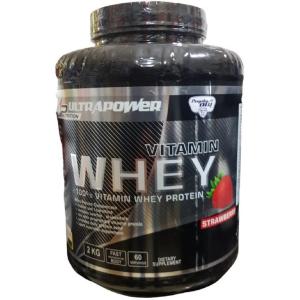 پودر پروتئین وی اولترا پاور پگاه طعم توت فرنگی 1000 گرمی