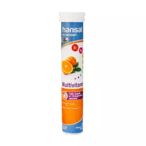 قرص جوشان مولتی ویتامین هانسال 20 عددی