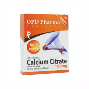 قرص کلسیم سیترات او پی دی فارما 1000 میلی گرم