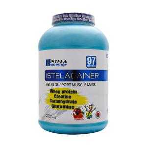 پودرماسل مس  گینر استلا نوتریشن طعم توت فرنگی 3100 گرمی