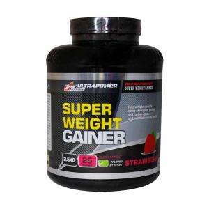 پودر گینر اولترا پاور پگاه طعم توت فرنگی 2.5 کیلوگرمی