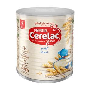 سرلاک گندم و خرما به همراه شیر نستله مناسب کودکان از پایان ۶ ماهگی 400 گرمی