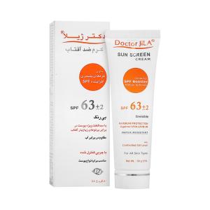 کرم ضدآفتاب SPF63 رنگي دکتر ژيلا