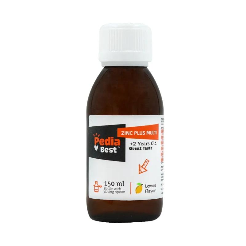 شربت زینک پلاس مولتی پدیابست مخصوص کودکان 150 میلی لیتر