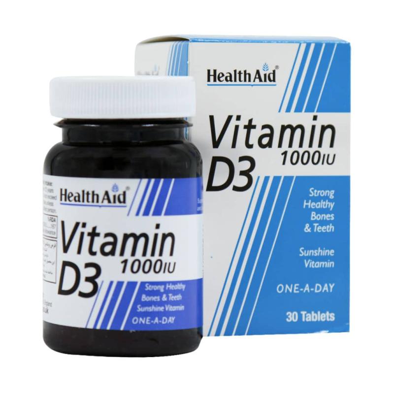 قرص ویتامین d3 هلث اید 1000 واحد