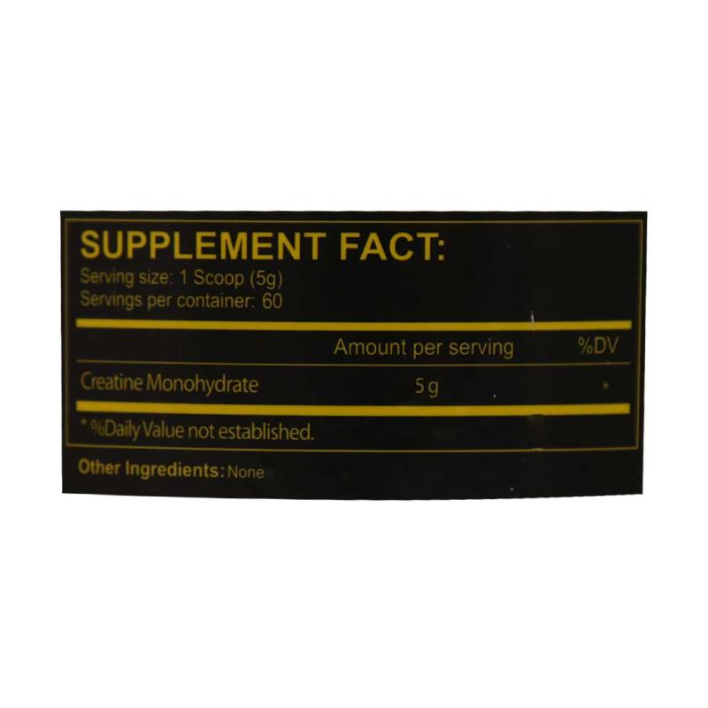 پودرکراتین مونوهیدرات ژن استار 300 گرمی