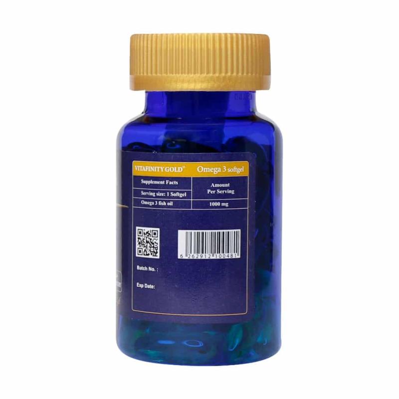 سافت ژل امگا 3 ویتافینیتی گلد شهاب درمان 50 عددی