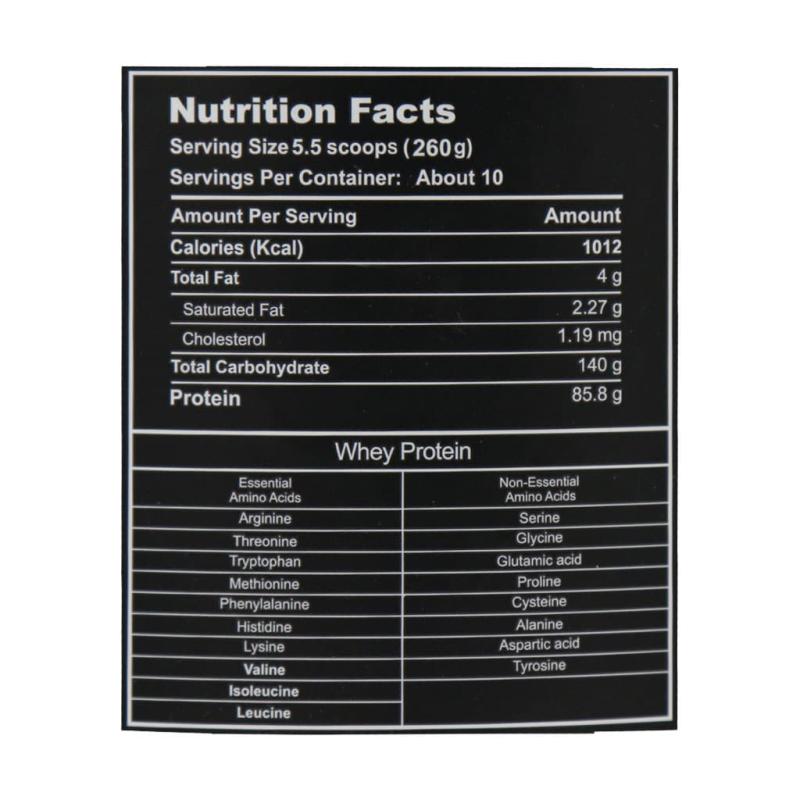 پودر مس گینر + بی سی ای ای رانتک  طعم بیسکوییت شکلات 2600 گرمی