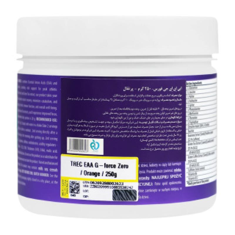 پودر ایی ای ای جی فورس زیرو ترک نوتریشن طعم پرتقال 250 گرمی