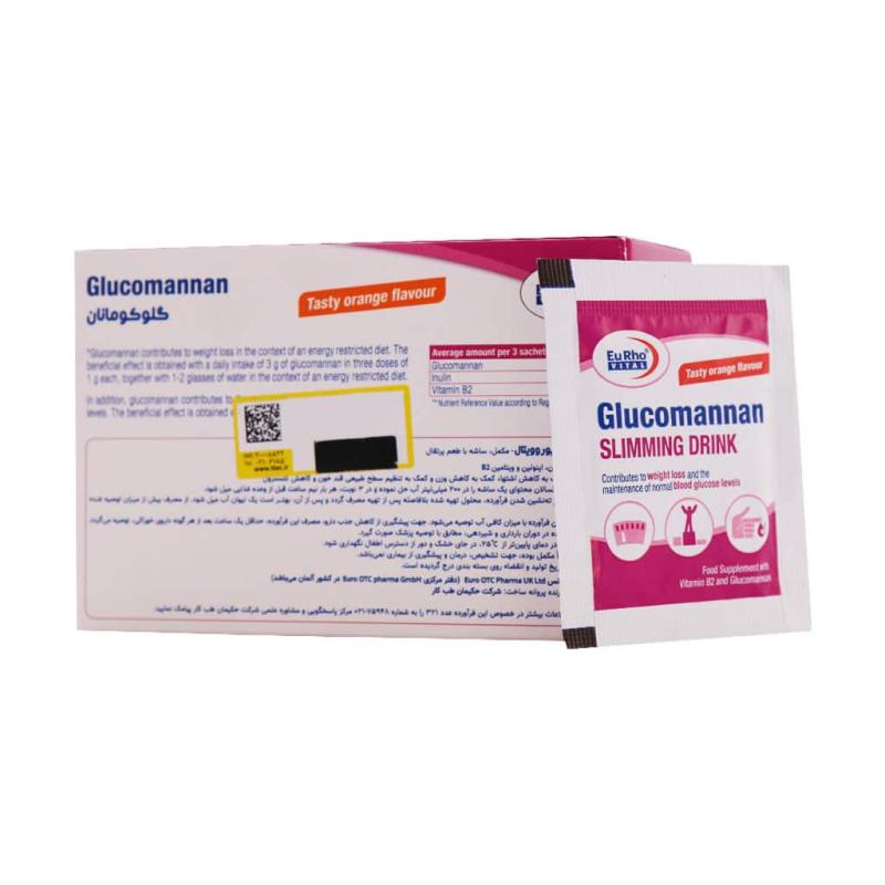 گلوکومانان یوروویتال ساشه 3 گرمی 30 عددی