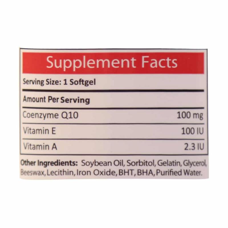 كوكيوتن قرمز آنتی ایجینگ 100 میلی گرم  30 عددی