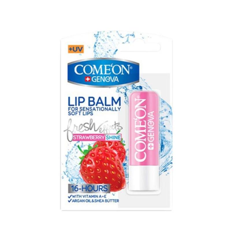 بالم نرم و براق کننده لب توت فرنگی کامان