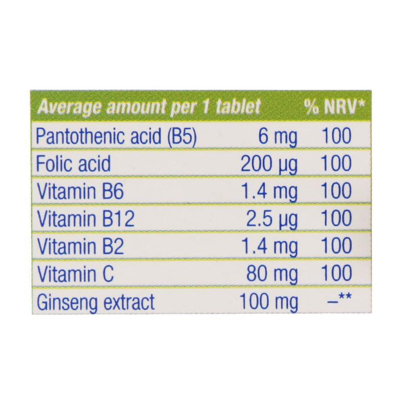 قرص جینسینگ پلاس  يوروويتال 60 عددی