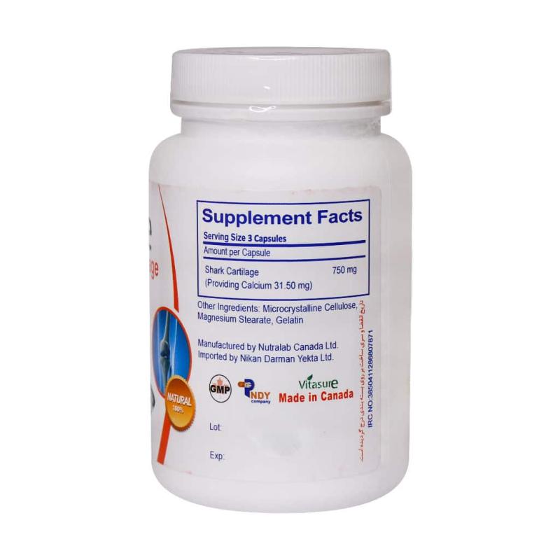کپسول شارک کارتیلیج 750 میلی گرم ویتاشور 60 عددی